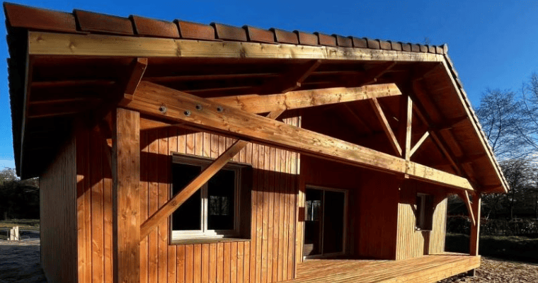 maison ossature bois à seignosse